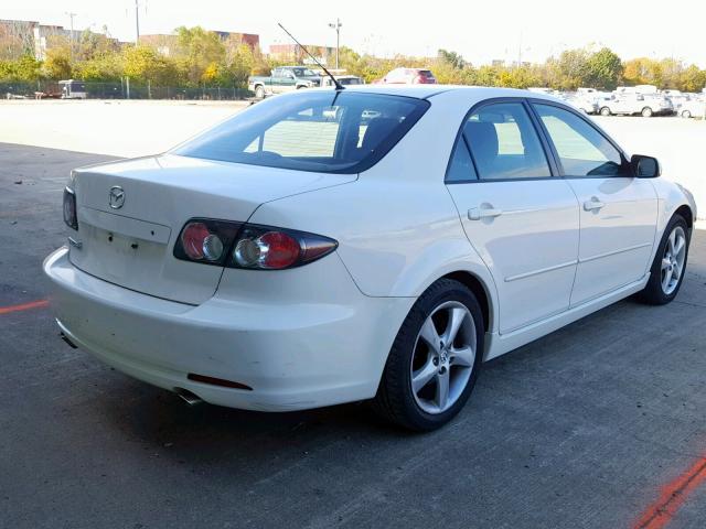 1YVHP80C185M46223 - 2008 MAZDA 6 I WHITE photo 4