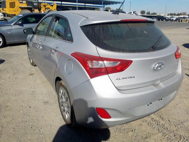 KMHD35LH4HU382413 - 2017 HYUNDAI ELANTRA GT SILVER photo 3