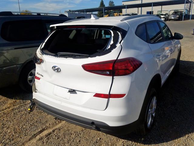 KM8J33A46KU923055 - 2019 HYUNDAI TUCSON LIM WHITE photo 4