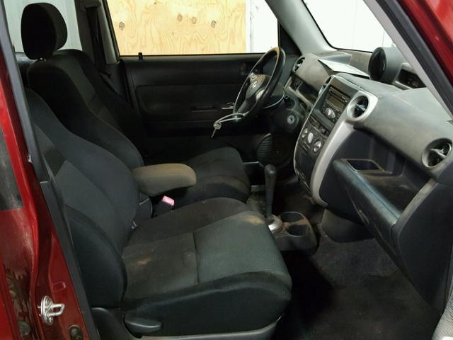 JTLKT324664085689 - 2006 TOYOTA SCION XB Марун фото 5