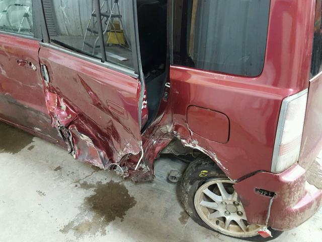 JTLKT324664085689 - 2006 TOYOTA SCION XB Марун фото 9