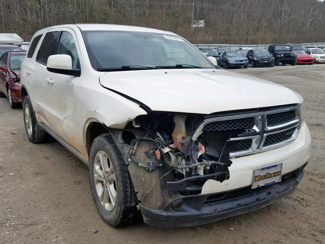 1D4RE2GG8BC653932 - 2011 DODGE DURANGO EX WHITE photo 1