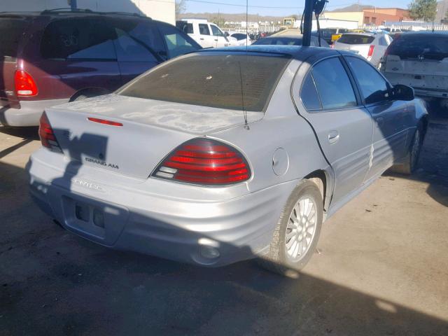1G2NG52E4YC502659 - 2000 PONTIAC GRAND AM S GRAY photo 4