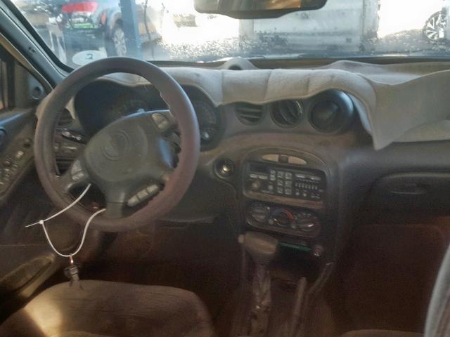 1G2NG52E4YC502659 - 2000 PONTIAC GRAND AM S GRAY photo 9