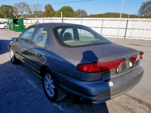 1FAFP6634XK110211 - 1999 FORD CONTOUR SE GRAY photo 3