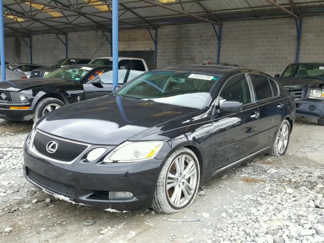 JTHBC96S775004975 - 2007 LEXUS GS 450H BLACK photo 2