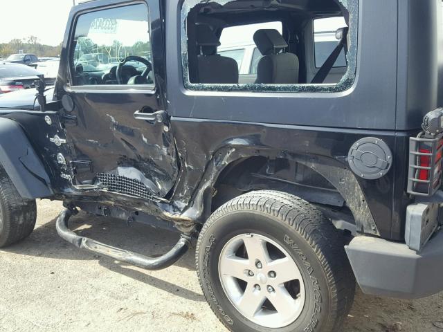 1J4AA2D13AL133023 - 2010 JEEP WRANGLER S BLACK photo 10