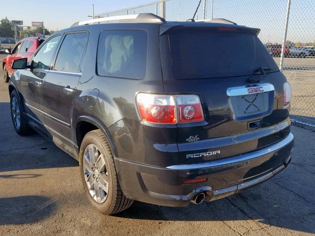 1GKKRTED1BJ293291 - 2011 GMC ACADIA DEN BLACK photo 3