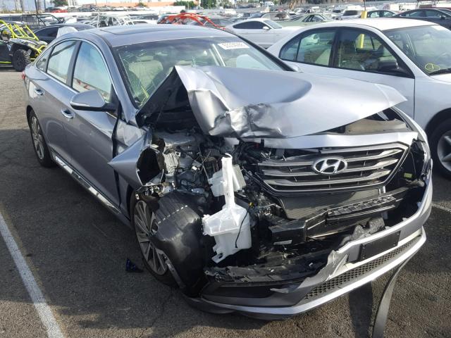 5NPE34AF1HH533982 - 2017 HYUNDAI SONATA SPO GRAY photo 1