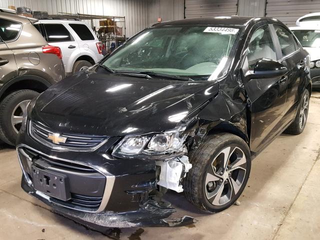 1G1JF5SB3H4134870 - 2017 CHEVROLET SONIC PREM BLACK photo 2