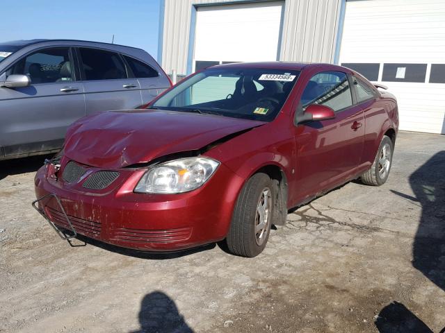 1G2AL18FX87341620 - 2008 PONTIAC G5 RED photo 2