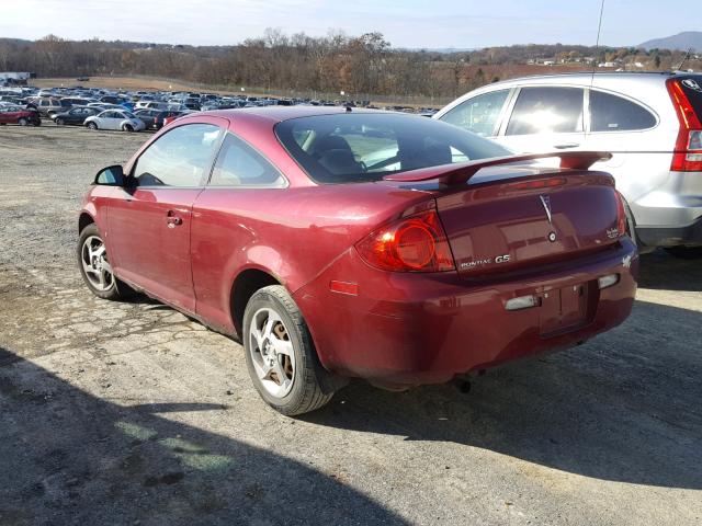 1G2AL18FX87341620 - 2008 PONTIAC G5 RED photo 3