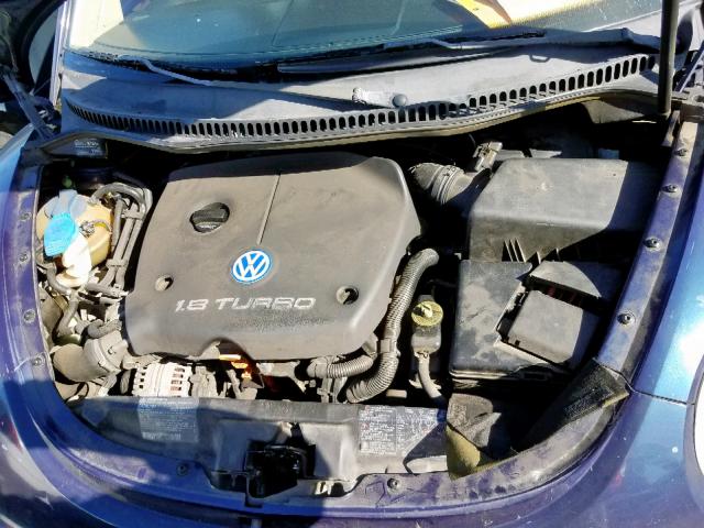 3VWCD21C0YM437184 - 2000 VOLKSWAGEN NEW BEETLE 蓝色 照片 7