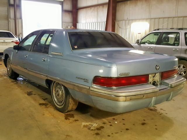 1G4BT5371NR446680 - 1992 BUICK ROADMASTER BLUE photo 3