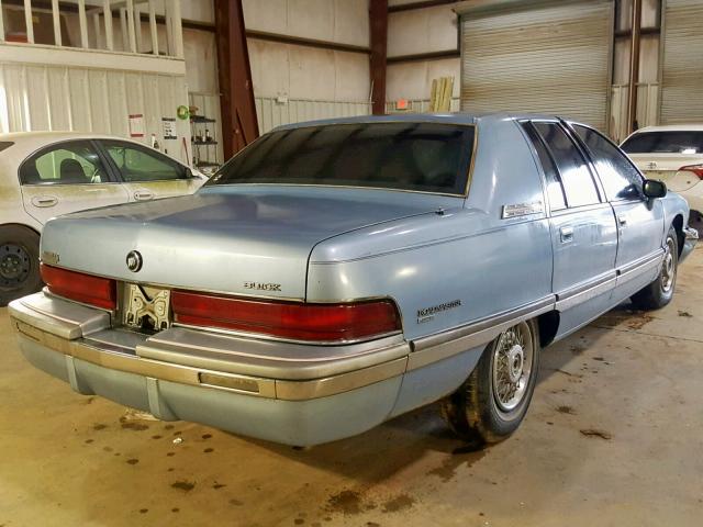 1G4BT5371NR446680 - 1992 BUICK ROADMASTER BLUE photo 4