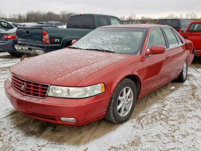 1G6KS54Y94U114144 - 2004 CADILLAC SEVILLE SL RED photo 2