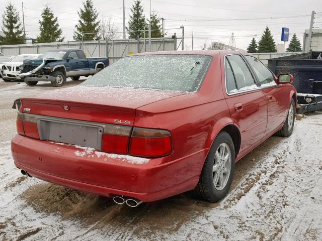 1G6KS54Y94U114144 - 2004 CADILLAC SEVILLE SL RED photo 4