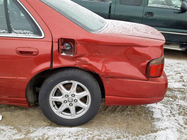 1G6KS54Y94U114144 - 2004 CADILLAC SEVILLE SL RED photo 9