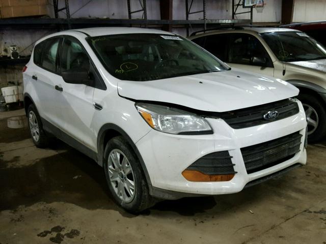 1FMCU0F71DUB08224 - 2013 FORD ESCAPE S WHITE photo 1