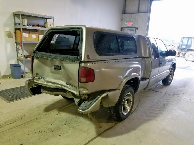 1GCCS1959Y8218379 - 2000 CHEVROLET S TRUCK S1 BEIGE photo 4