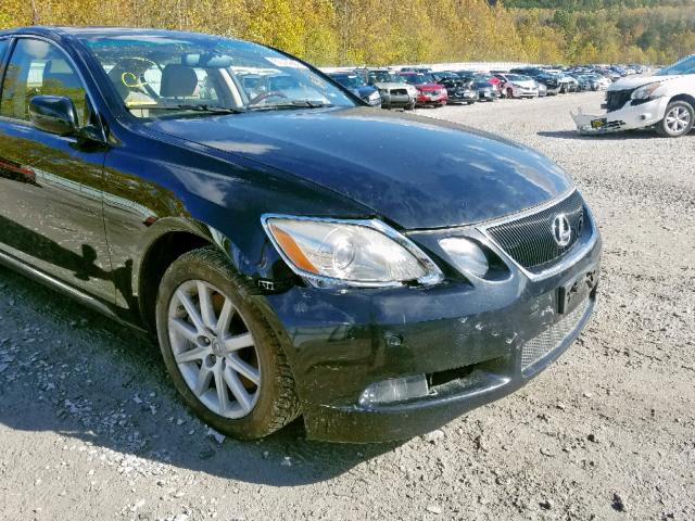 JTHCE96S870009355 - 2007 LEXUS GS 350 BLACK photo 9