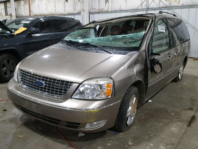 2FMZA52266BA47780 - 2006 FORD FREESTAR S TAN photo 2