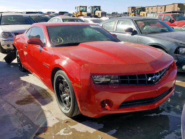 2G1FA1E35D9209769 - 2013 CHEVROLET CAMARO LS RED photo 1