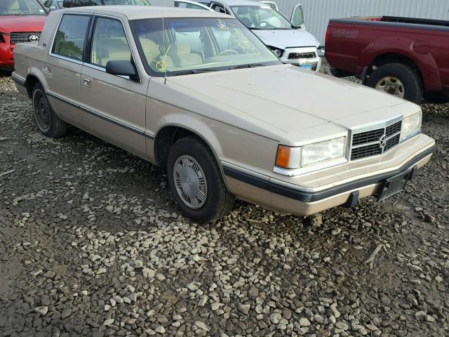 1B3XC46R1MD231959 - 1991 DODGE DYNASTY TAN photo 1