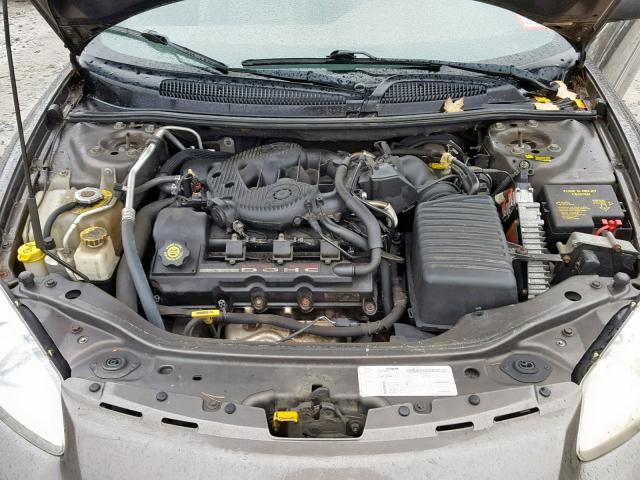 1C3EL55U61N626537 - 2001 CHRYSLER SEBRING LX BROWN photo 7