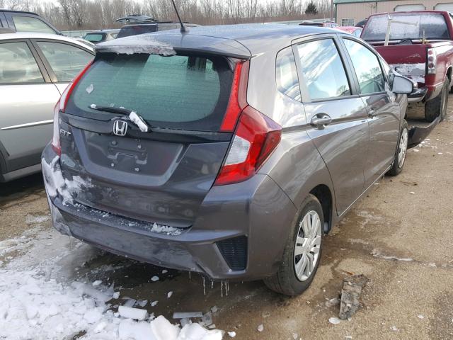 3HGGK5H5XHM710538 - 2017 HONDA FIT LX GRAY photo 4