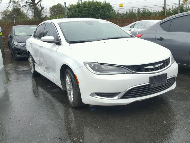 1C3CCCAB7FN630815 - 2015 CHRYSLER 200 LIMITE WHITE photo 1