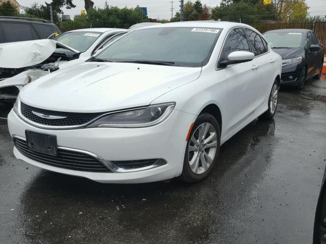 1C3CCCAB7FN630815 - 2015 CHRYSLER 200 LIMITE WHITE photo 2