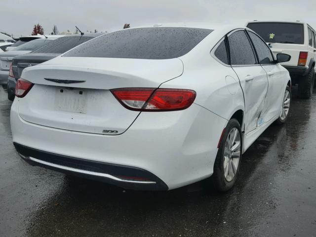 1C3CCCAB7FN630815 - 2015 CHRYSLER 200 LIMITE WHITE photo 4