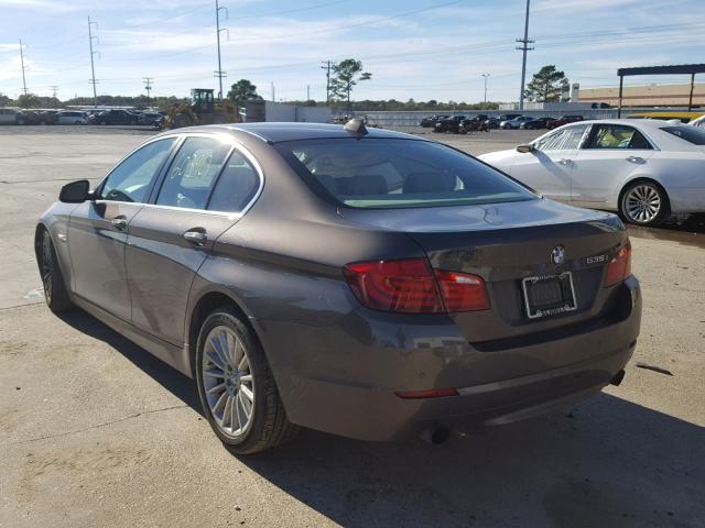 WBAFR7C5XCC811532 - 2012 BMW 535 I BROWN photo 3