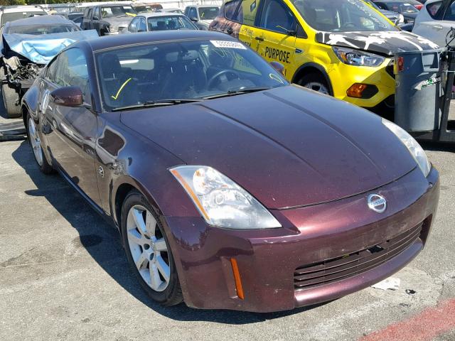 JN1AZ34D23T119831 - 2003 NISSAN 350Z COUPE PURPLE photo 1