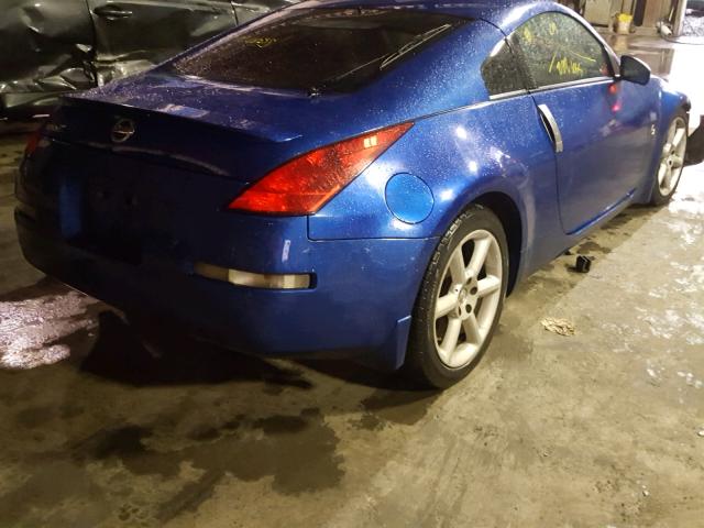 JN1AZ34E44T064227 - 2004 NISSAN 350Z COUPE BLUE photo 4