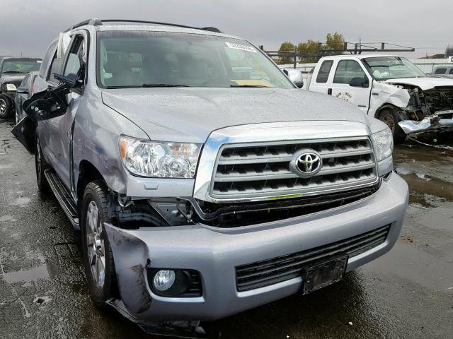 5TDJY5G10FS124395 - 2015 TOYOTA SEQUOIA LI SILVER photo 1