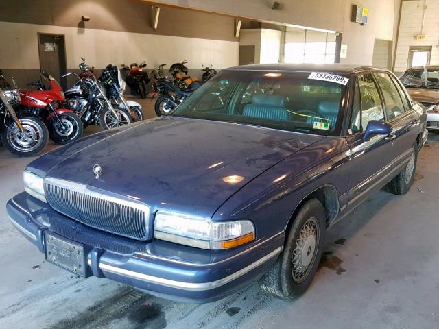 1G4CW52K4SH649260 - 1995 BUICK PARK AVENU BLUE photo 2