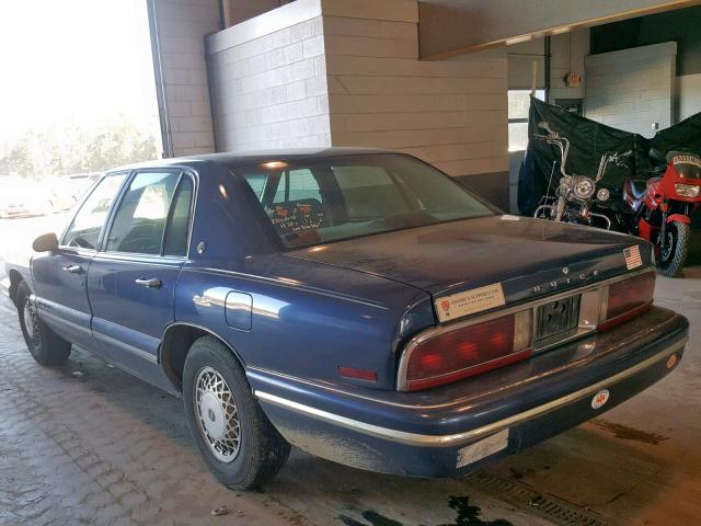 1G4CW52K4SH649260 - 1995 BUICK PARK AVENU BLUE photo 3