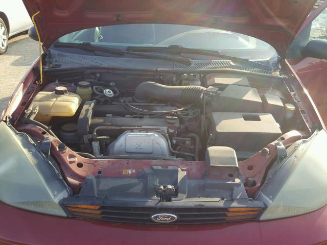 1FAFP34394W185377 - 2004 FORD FOCUS SE C RED photo 7