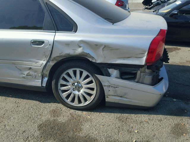 YV1TS91Z241341094 - 2004 VOLVO S80 T6 SILVER photo 9