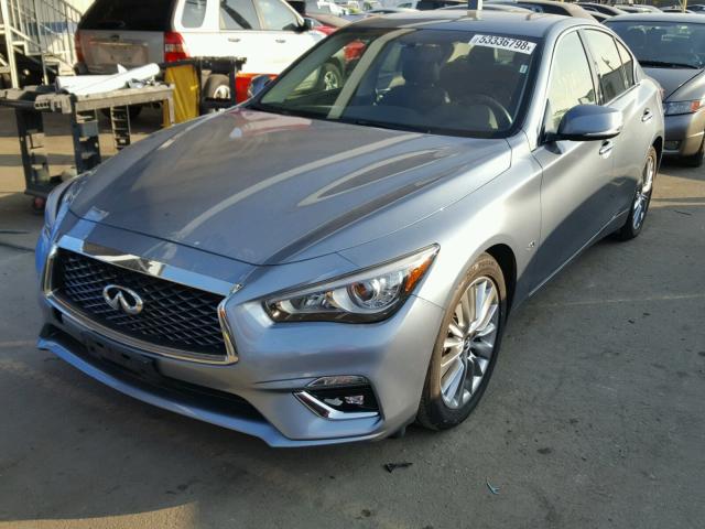 JN1EV7AP2JM355454 - 2018 INFINITI Q50 LUXE BLUE photo 2