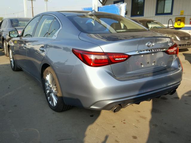 JN1EV7AP2JM355454 - 2018 INFINITI Q50 LUXE BLUE photo 3