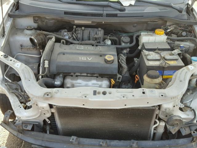 KL1TD56648B006580 - 2008 CHEVROLET AVEO BASE Күміс фото 7