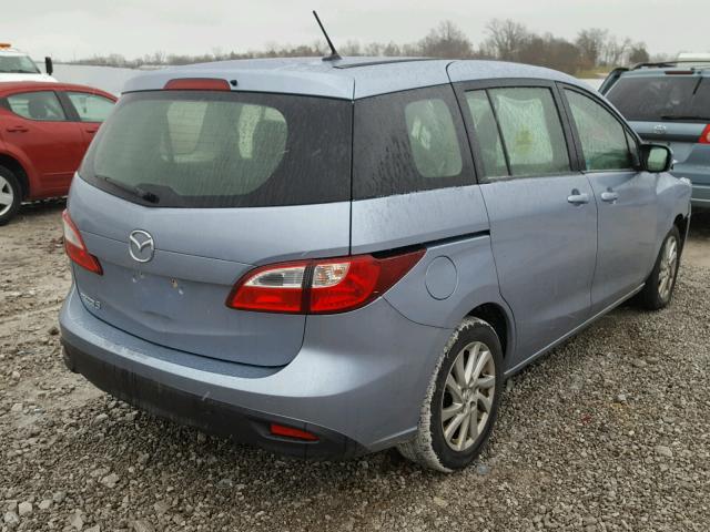 JM1CW2BLXC0143430 - 2012 MAZDA 5 BLUE photo 4