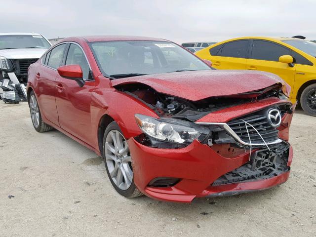 JM1GJ1V66E1118179 - 2014 MAZDA 6 TOURING RED photo 1