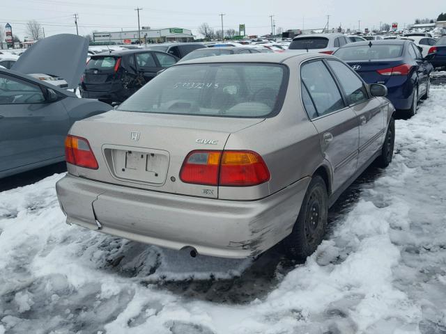 2HGEJ6680YH915068 - 2000 HONDA CIVIC EX BEIGE photo 4