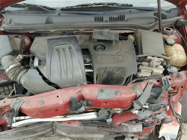 1G1AL18FX87265773 - 2008 CHEVROLET COBALT LT BURGUNDY photo 7