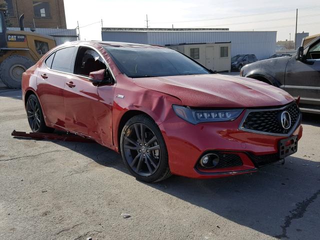 19UUB3F65KA000485 - 2019 ACURA TLX RED photo 1