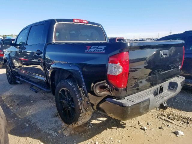 5TFEM5F15JX123955 - 2018 TOYOTA TUNDRA CRE BLACK photo 3